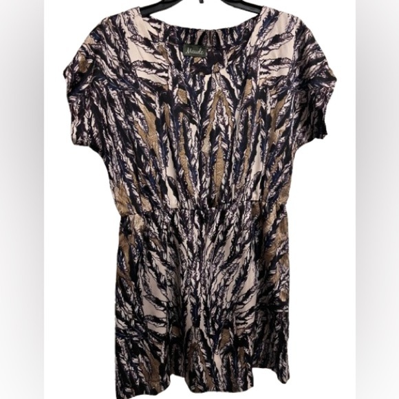 Anthropologie Maude boatneck dolman short sleeve mini dress. Size Small. - Picture 2 of 7